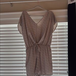 First Love Black and White Polka Dot Romper